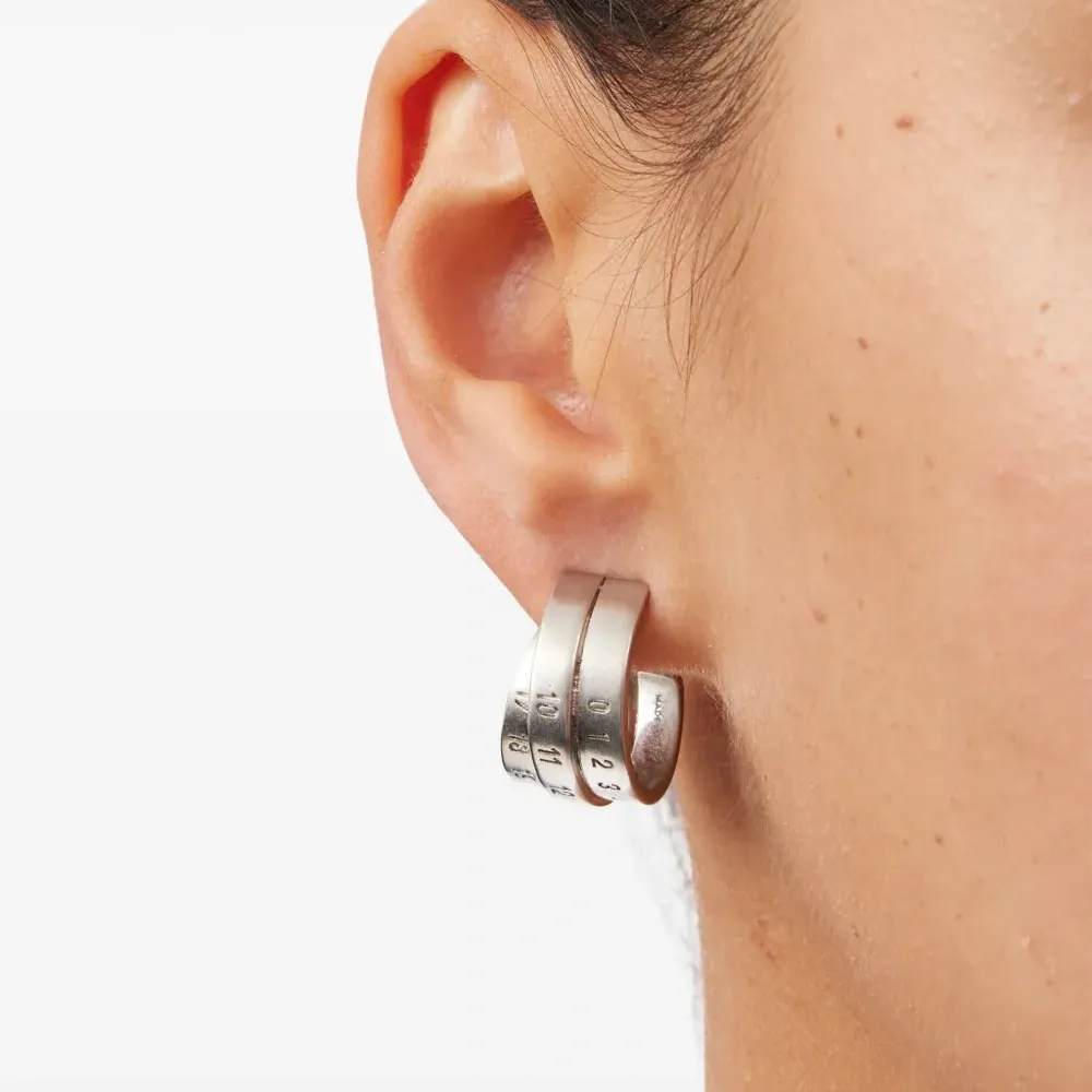 Серьги Triple Number