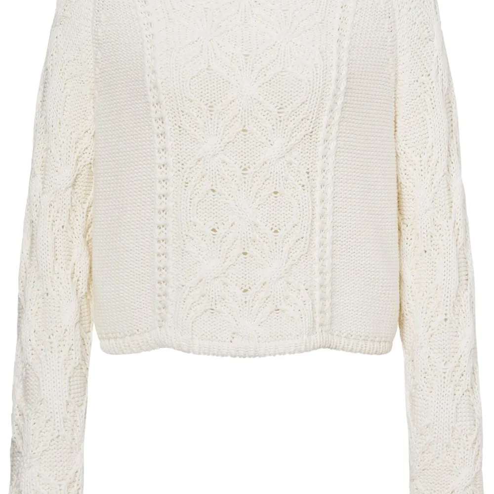 Свитер фактурной вязки