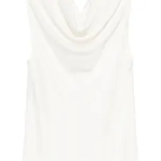 Блузка с высоким воротником