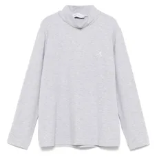 Футболка с высоким воротником