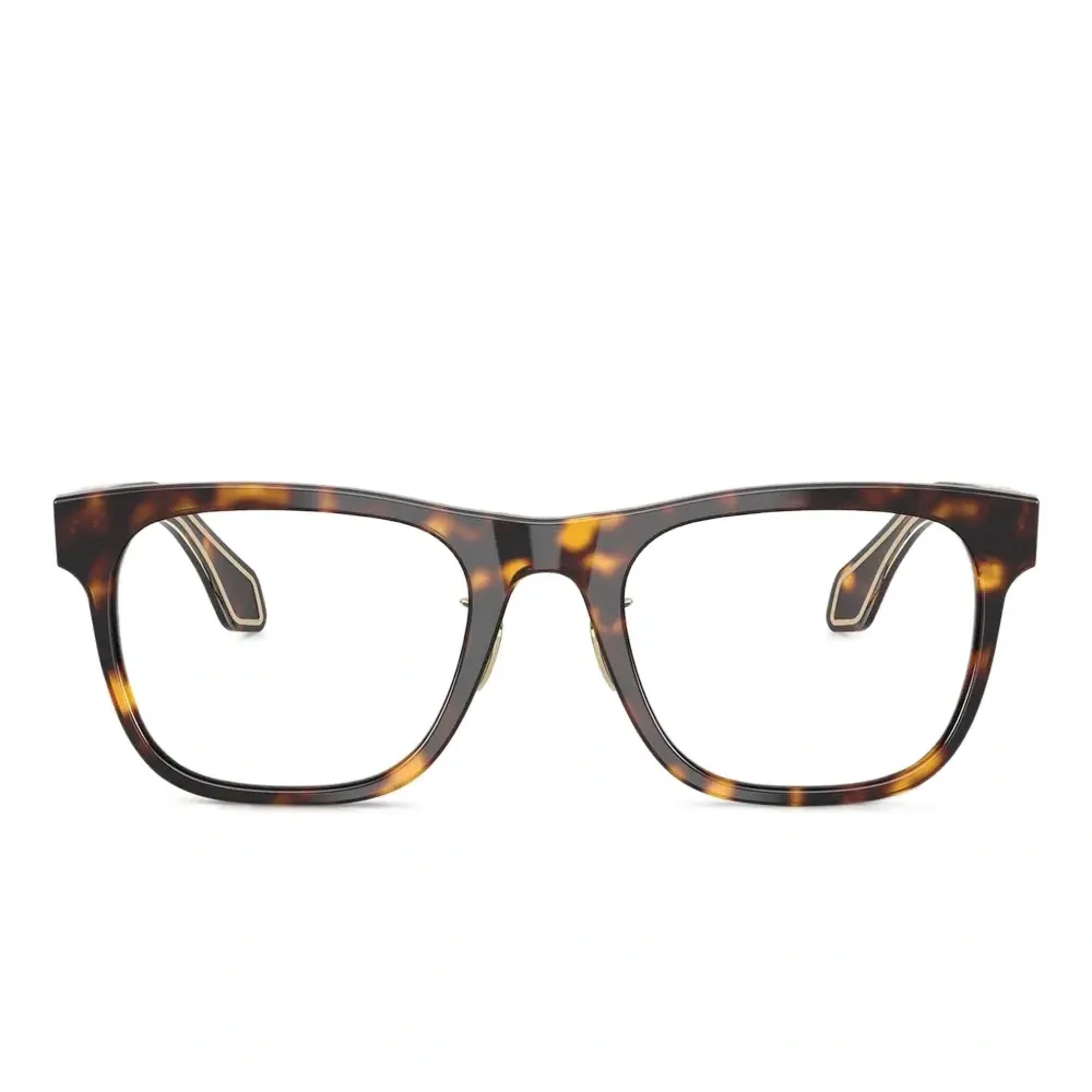 очки в квадратной оправе черепаховой расцветки