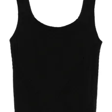 Трикотажный топ без рукавов Трикотажный топ без рукавов
