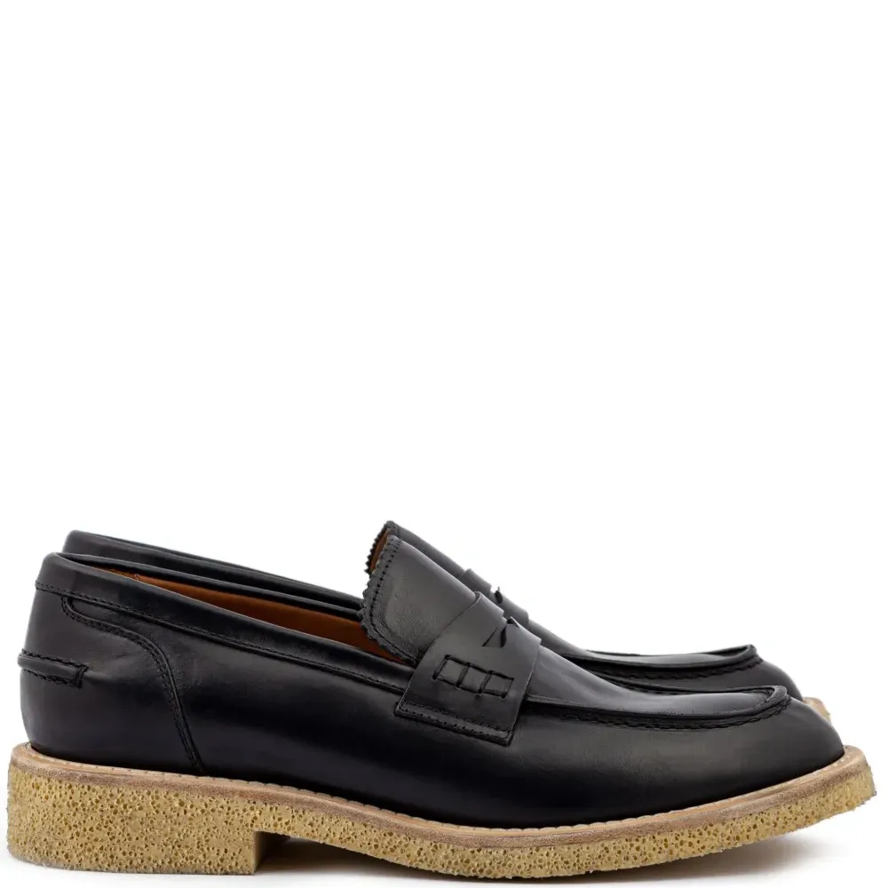 Кожаные лоферы