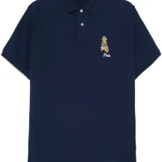 Рубашка поло с вышитым логотипом