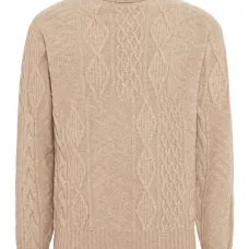 Свитер с воротником поло