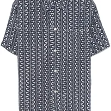 Рубашка с геометричным принтом