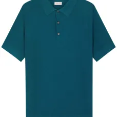 Рубашка поло с декоративной строчкой