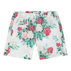Плавки-шорты с цветочным принтом
