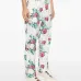 Брюки с цветочным принтом