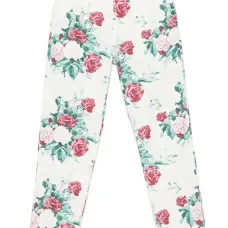 Брюки с цветочным принтом
