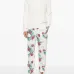 Брюки с цветочным принтом