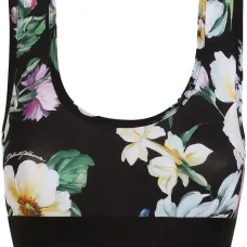 Укороченный топ с принтом Укороченный топ с принтом