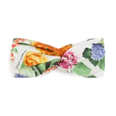 Ободок с цветочным принтом