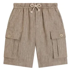 Шорты с вышитым логотипом