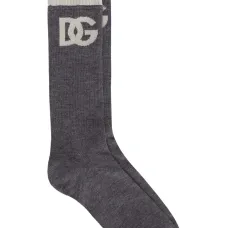 Носки в рубчик с логотипом