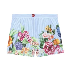 Шорты с цветочным принтом