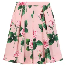 Юбка с цветочным принтом