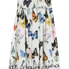 Юбка миди с графичным принтом