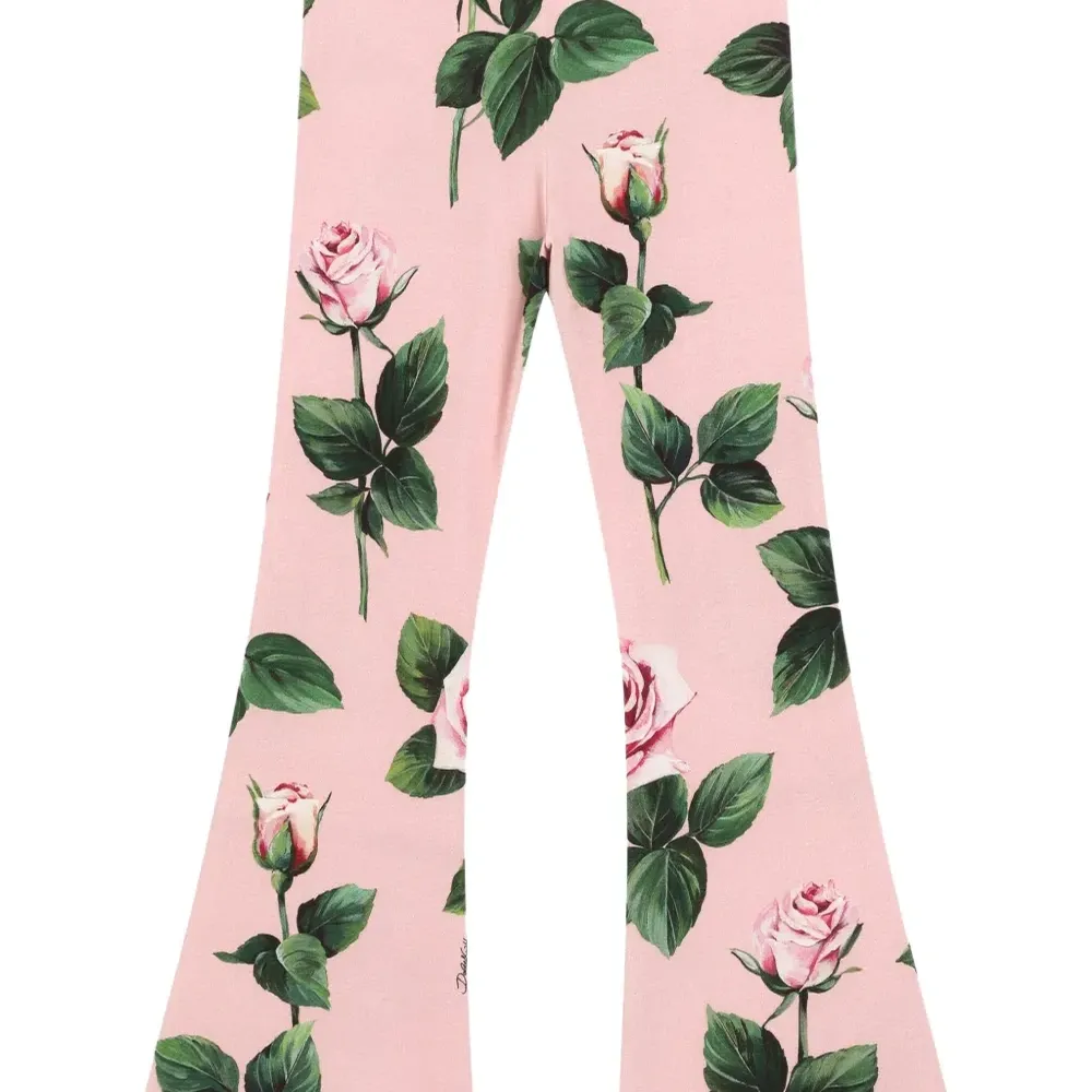 Брюки с цветочным принтом