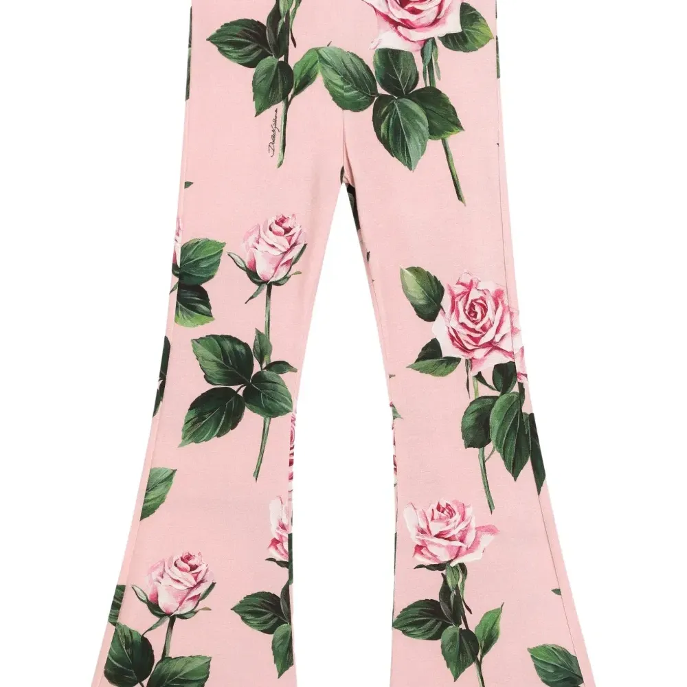 Брюки с цветочным принтом