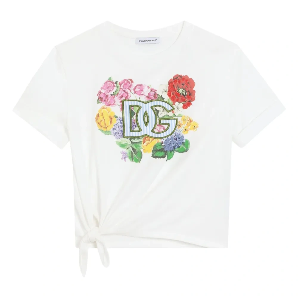 Футболка с цветочным принтом