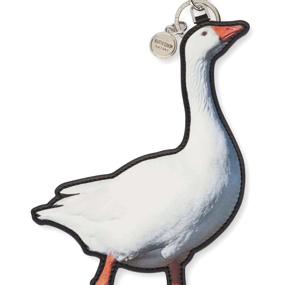 Клатч с декором goose