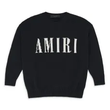 Свитер вязки интарсия с логотипом