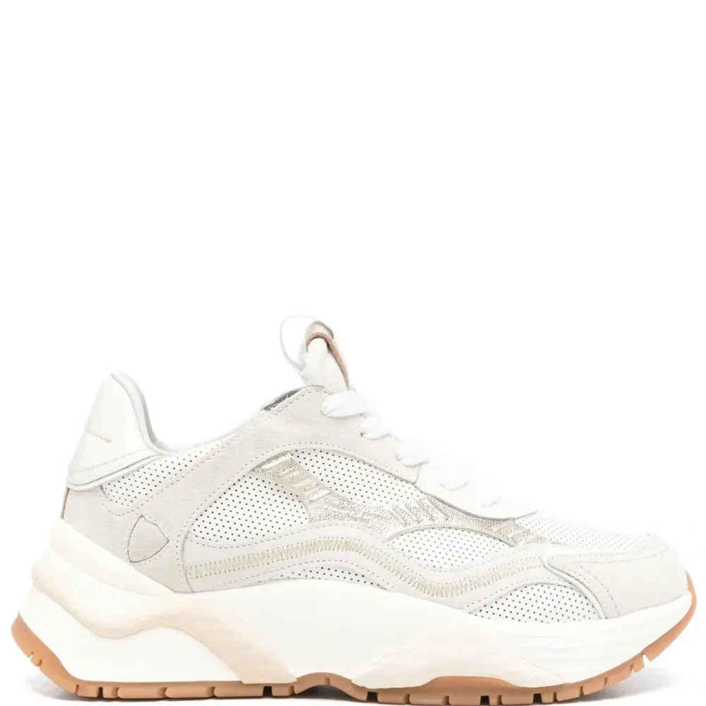 Кроссовки со вставками