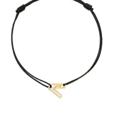 Браслет Letra V из желтого золота с цитрином