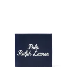 Бумажник с вышитым логотипом