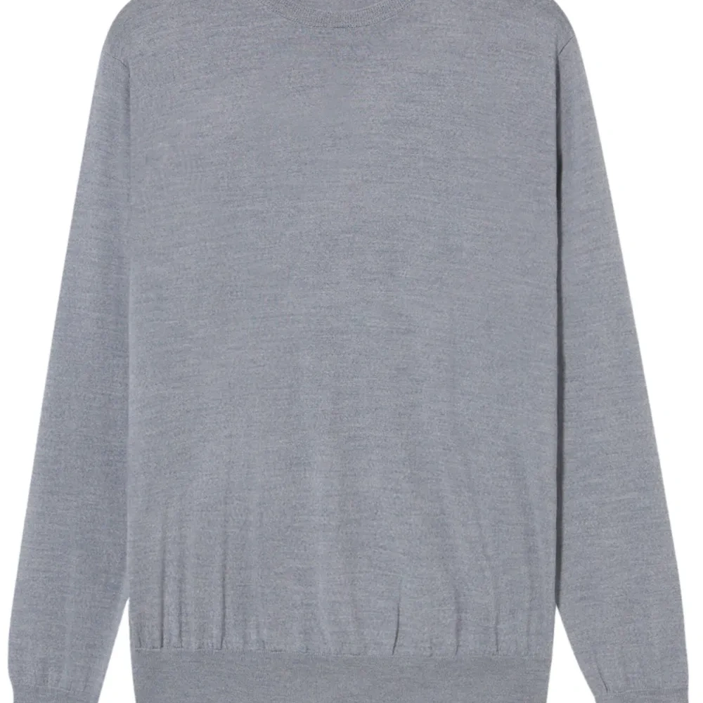 Джемпер из шерсти мериноса с круглым вырезом