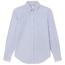 рубашка оксфорд с вышитым логотипом