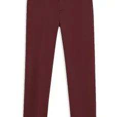 Зауженные брюки со складками