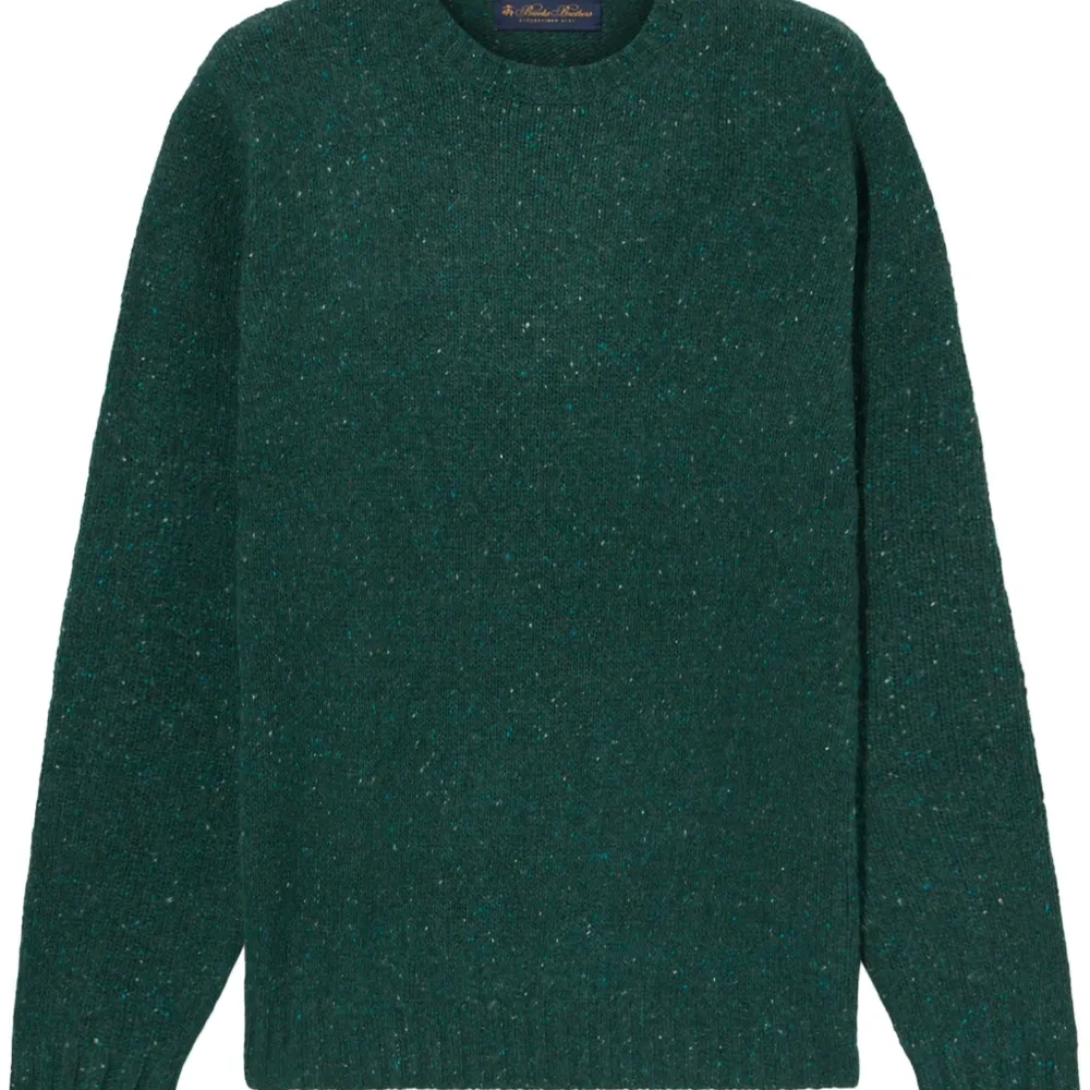 свитер с круглым вырезом