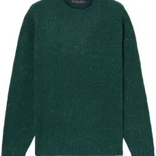 свитер с круглым вырезом