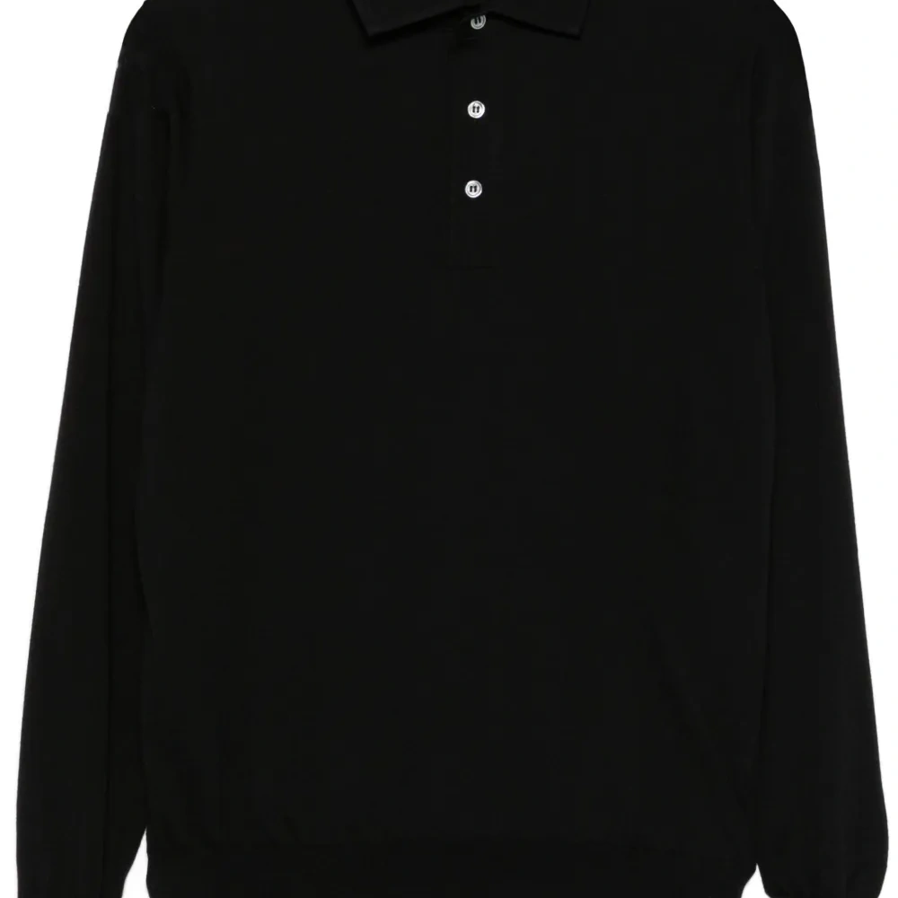 Рубашка поло тонкой вязки