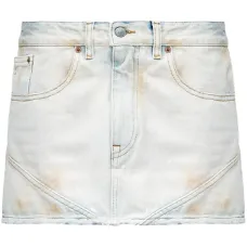 Юбка мини с нашивкой-логотипом