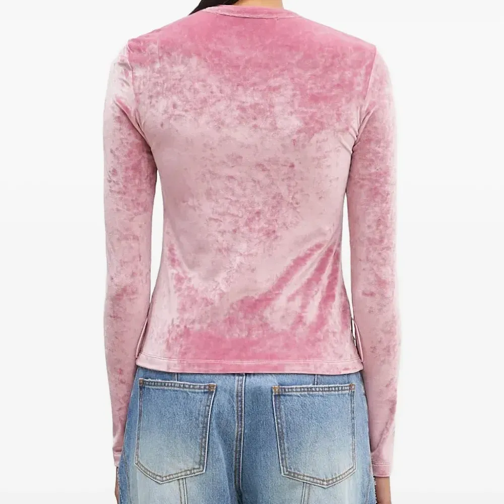 Бархатный топ со шнуровкой Бархатный топ со шнуровкой