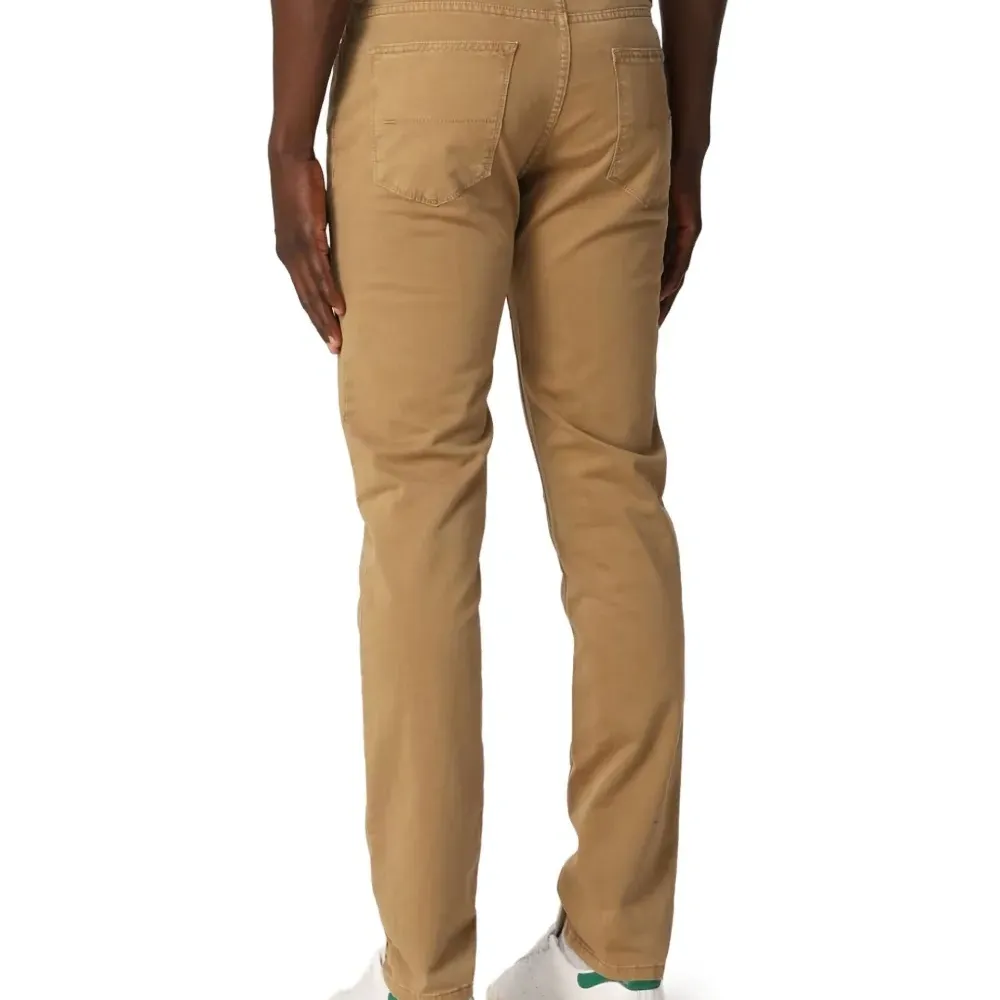 Брюки прямого кроя из хлопкового микса