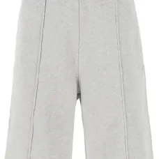 Меланжевые шорты-бермуды