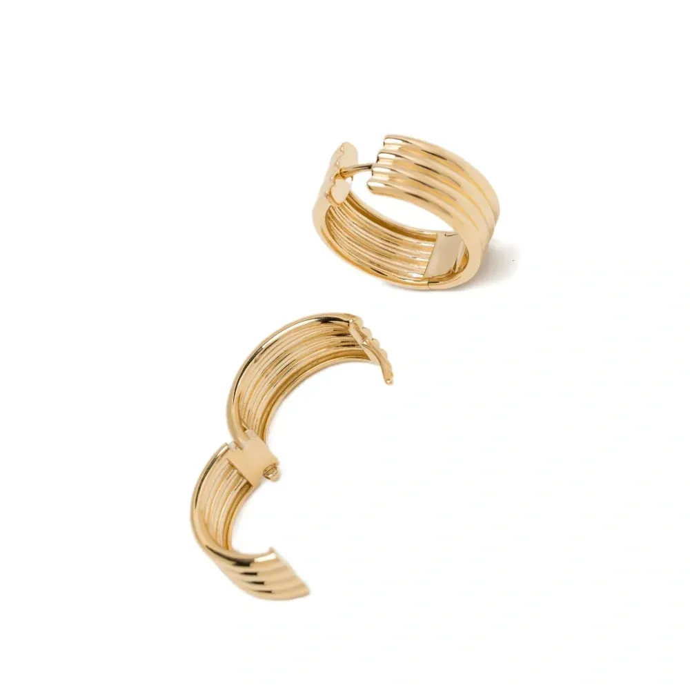 Серьги-кольца Stratis