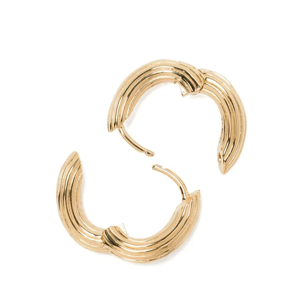 Серьги-кольца Twisted Ridge