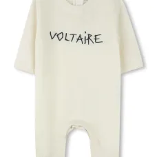 Ромпер с вышитым логотипом