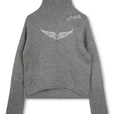 Джемпер с вышитым логотипом