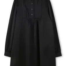 Платье-рубашка со складками