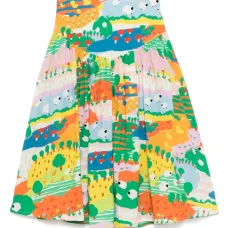 Юбка с графичным принтом