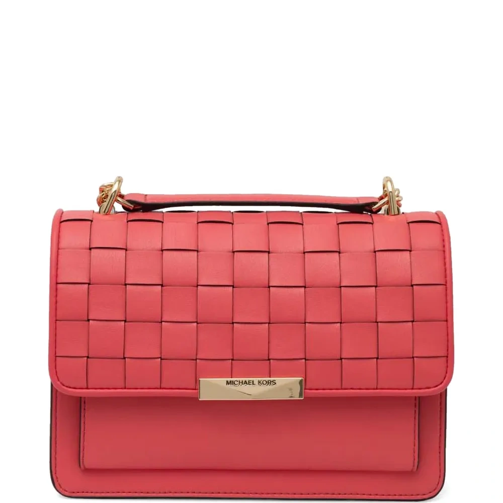 Плетеная сумка на плечо