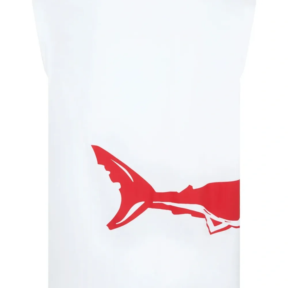 Топ с принтом Shark