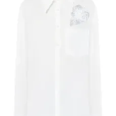 Рубашка с кристаллами