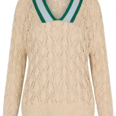 Свитер с круглым вырезом